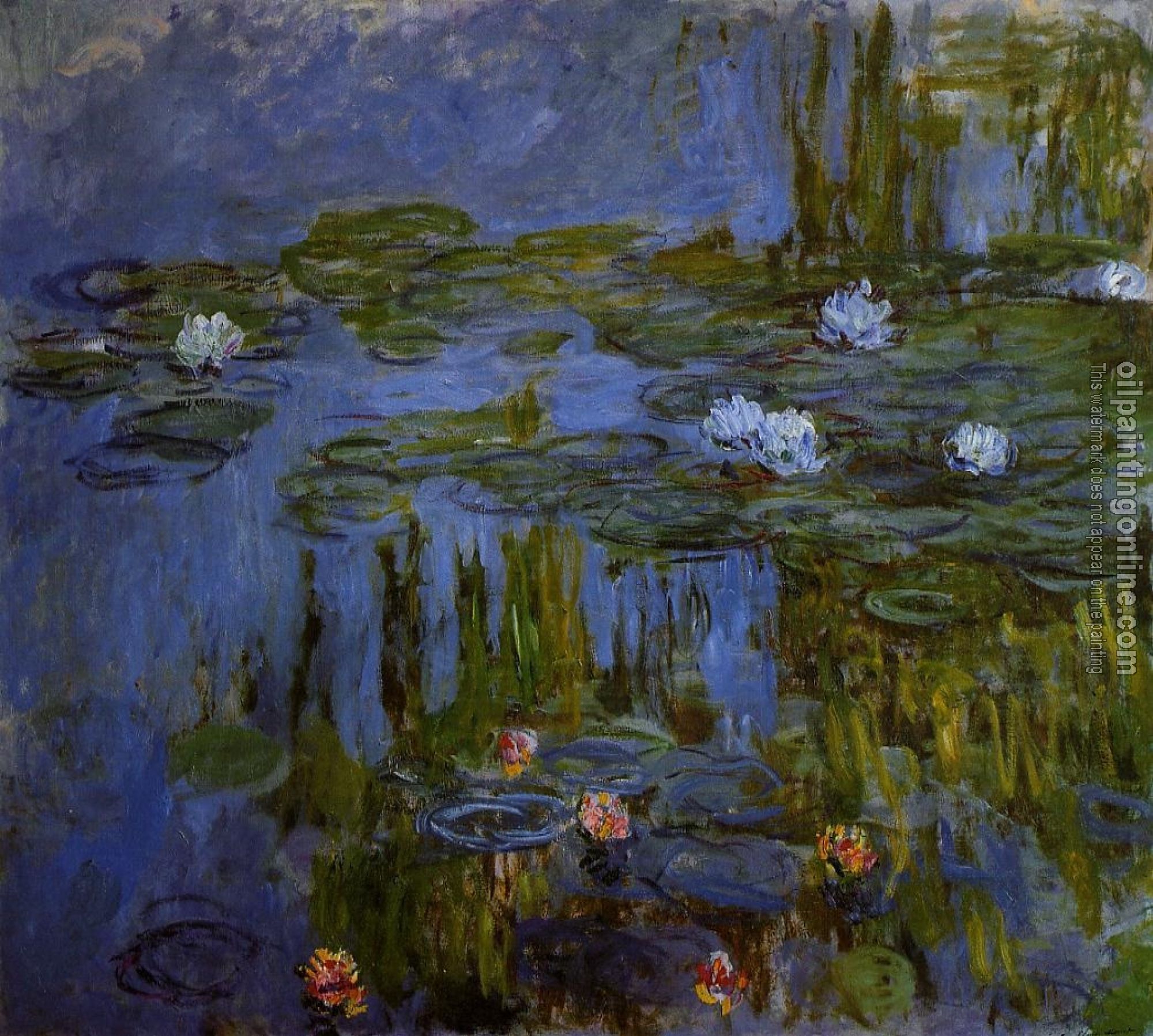 Monet, Claude Oscar - Water Lilies